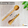 PEBBLE CRAFTS Handmade Wooden Cooking Spoons and Serving Spoon Set