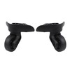 2 Pair Replacement Wheels for Luggage 360 Swivel Suitcase Casters