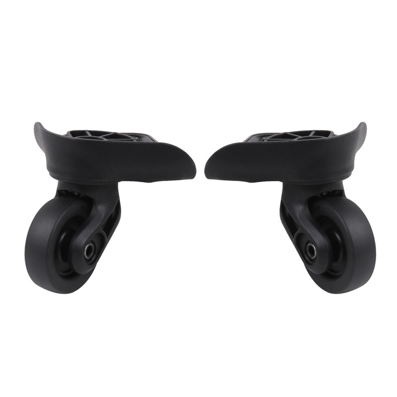 2 Pair Replacement Wheels for Luggage 360 Swivel Suitcase Casters