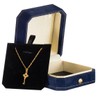 Necklace Box Velvet Pendant Gift Box Long Chain Jewelry Display