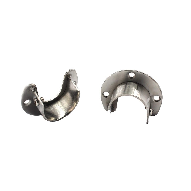 Annakideya 304 stainless steel heavy duty wardrobe rod bracket closet