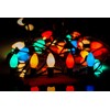 Creative Hobbies 25 Pack C7 Multicolor Christmas Light Bulbs -