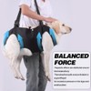 Yuragim Dog Carrying Aid, Portable Dog Harness Stairs Adjustable Carrying