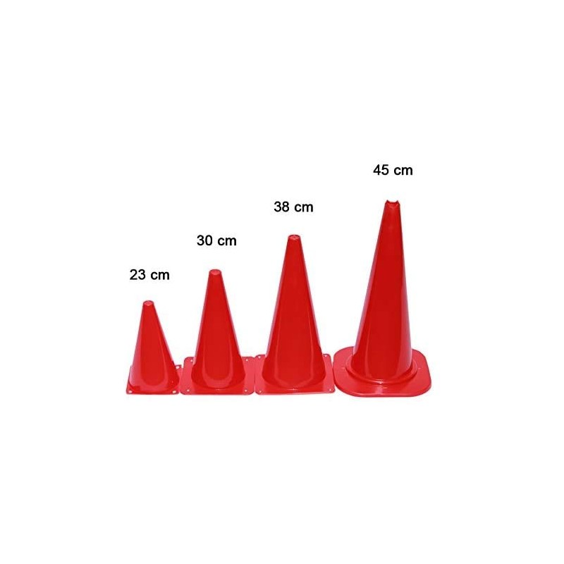 Marker Cones – 23 cm – Various Colours, red