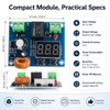 12V–36V DC Low Voltage Cutoff Module, Programmable Battery Voltage Protector