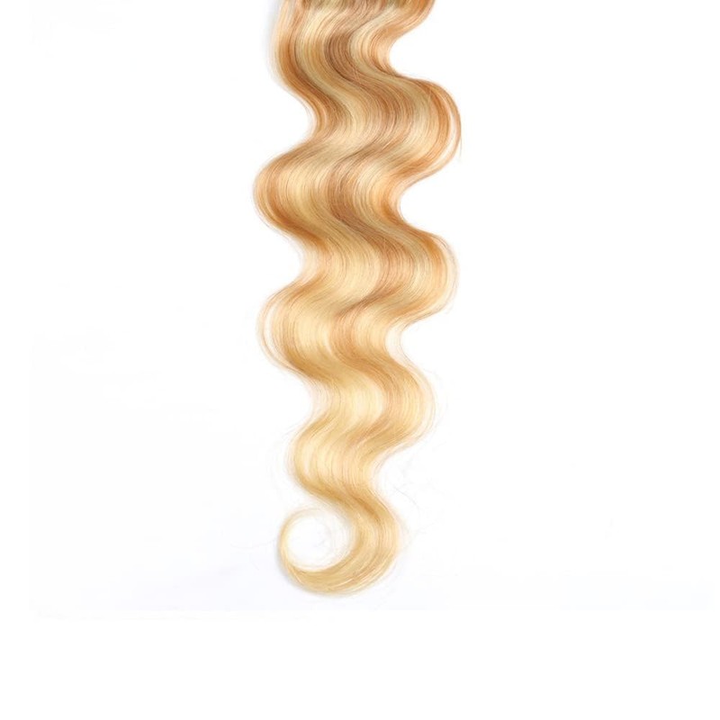 Peenoll Human Hair Bundles 18 20 22 Inch P27/613 Body