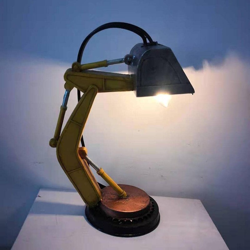 TOPINCN Industrial Design Excavator Desk Lamp, Digger LED Night Light