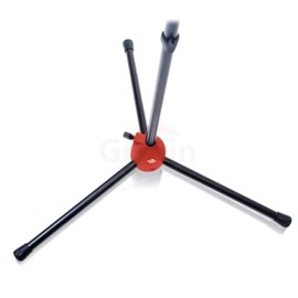 GRIFFIN Microphone Stand (StageLOCK Series) with Telescoping Boom Arm & Mic Clip – Tripod Leg Base, Collapsible Arm for Studio, DJ, Karaoke Use