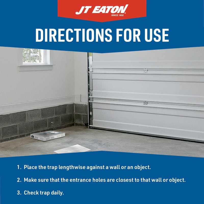 JT Eaton 421CL Repeater Multiple Catch Mouse Trap with Clear