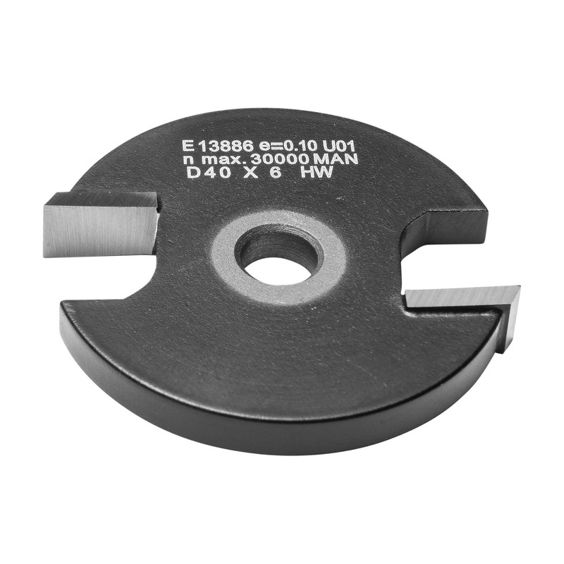 ENT Slotting Cutter TC Shank (C) 6,35 mm, Diameter (A)