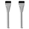 2 Pcs Flat Foundation Brush,Super Flat Top Thin Traceless Foundation