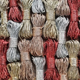 Bobbiny 3mm 3 Ply Metallic Macrame Rope 50m