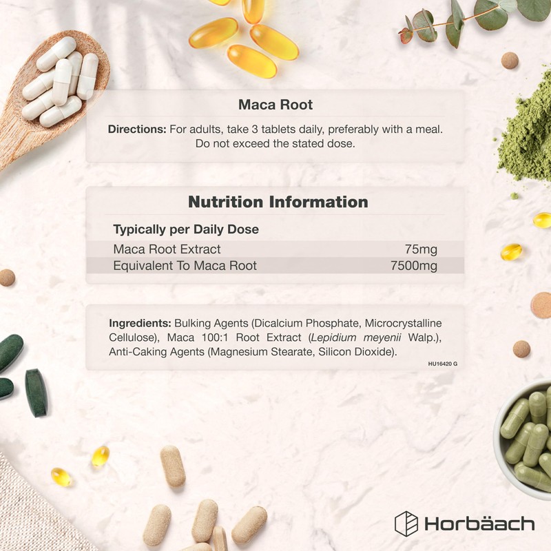 Maca Root 7500mg | High Strength Maca Supplement for Men