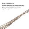 4pcs PWM Fan Extension Cable 4 Pin Silver Coated Copper