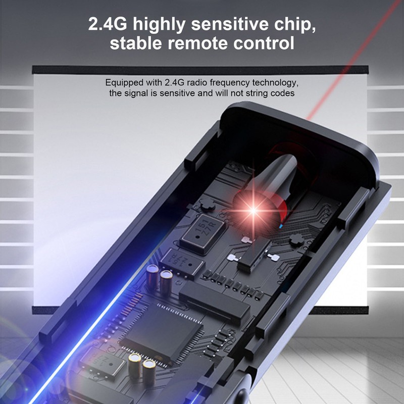 Presentation Clicker Integrated Magnetic Design Ergonomic Stable Remote Control Page