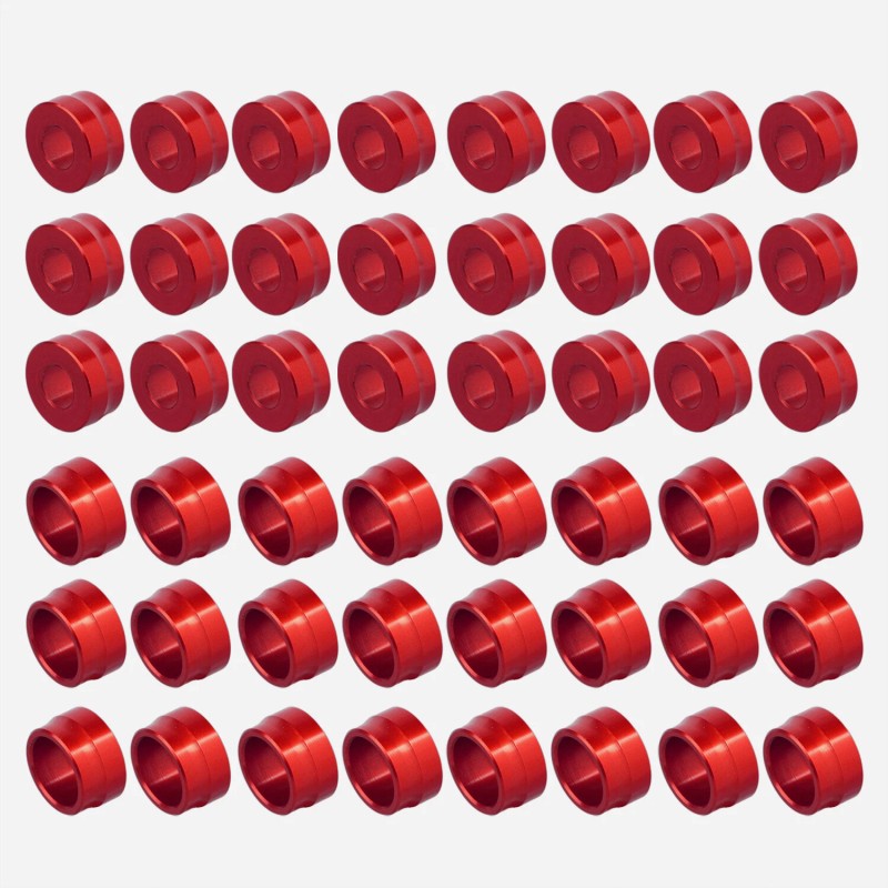 Unbranded Red Bolt Cover Kit For Harley M8 TWIN CAM