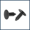 INFINAUTO 40pcs 5mm Hole Dia Plastic Bolt Rivets Fastener Clips