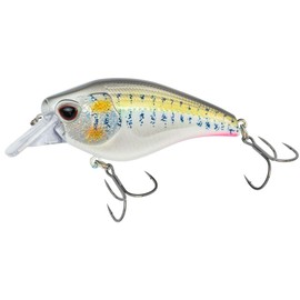 Nomad Design Atlas 70 Square Bill Floating Freshwater Crank, with Super Sharp BKK EWG Spear Hooks, HD ABS System and Triple Shield Protection, 2-3/4"- 3/40z, Threadfin Shad