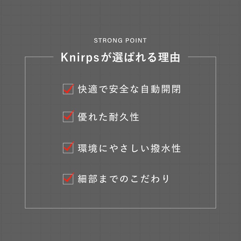 Knirps KNUL220-88063 U.220 Mint Ultra Light Duomatic Safety for Rain