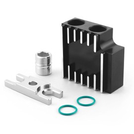 Thermal Bypass Valve Upgrade with Billet Filter Coupler Compatible with 2019+ Dodge Cummins 6.7L with 68RFE or Aisin AS69RC Transmission