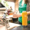 Klean Kanteen Wide Vacuum Insulated with Cafe Cap 2.0, Water