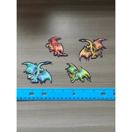 Dragons Iron on Fabric Appliques Pre-Cut