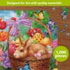 Briarwood Lane Bunnies and Basket Easter 1000 Piece Jigsaw Puzzle