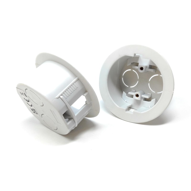 Round Circular Dry Lining, Plasterboard Box, Fast Fixing Into Cavity