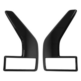 ApplianPar 2Pcs Gloss Black Front Driver and Passenger Side Fender Side Vent Cover for Ford F-150 2021-2022