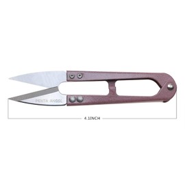 PENTA ANGEL 4.1inch Sewing Scissors Yarn Thread Scissors Mini Small Snips Trimming Nipper - Great for Stitch,DIY Supplies (3PCS, Multicolor)