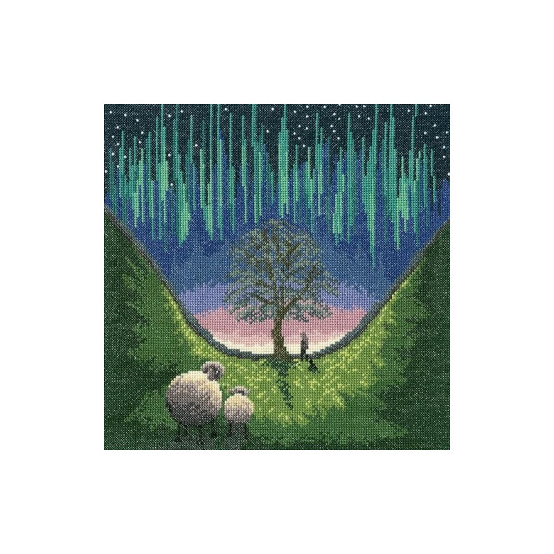 Bothy Threads Counted Cross Stitch Kit - Sycamore Gap