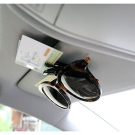 Car sunglasses card clip glasses holder car accessories / 자동차 썬글라스 카드 클립 안경걸이 차량 용품