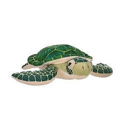 Wild Republic Sea Turtle Plush, Stuffed Animal, Plush Toy, Gifts for Kids, Cuddlekins, Green 8 Inches,Multi