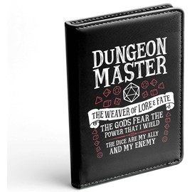 Dungeon Master Leather Notebook for DM Gift Dungeons and Dragons Leather Journal Notebook RPG Gift Gamer Gift for Dungeon Masters Lover (Dungeon Master)