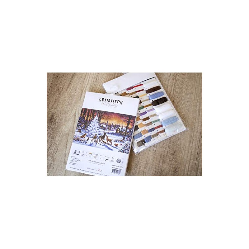 Letistitch Leti947 Cross Stitch Set, Multi-Colour, 46 x 30 cm