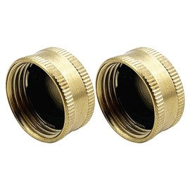 Gatuida 2pcs Garden Hose Cap Garden Hose Stopper 3/4 Inch Female Connector for Garden Hose