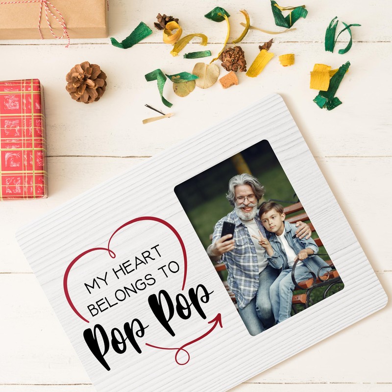 YYLYMX Pop Pop Gifts for Grandpa from Grandson Granddaughter, Grandfather