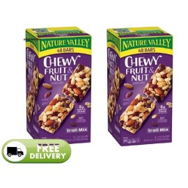 Nature Valley 2 Pack - Nature Valley Chewy Trail Mix Fruit & Nut Granola Bars 48 ct.