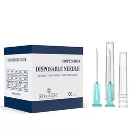 21 Gauge 1-Inch, with Individually Wrapped, 100 PCS Luer Lock Industrial Dispensing Accessories