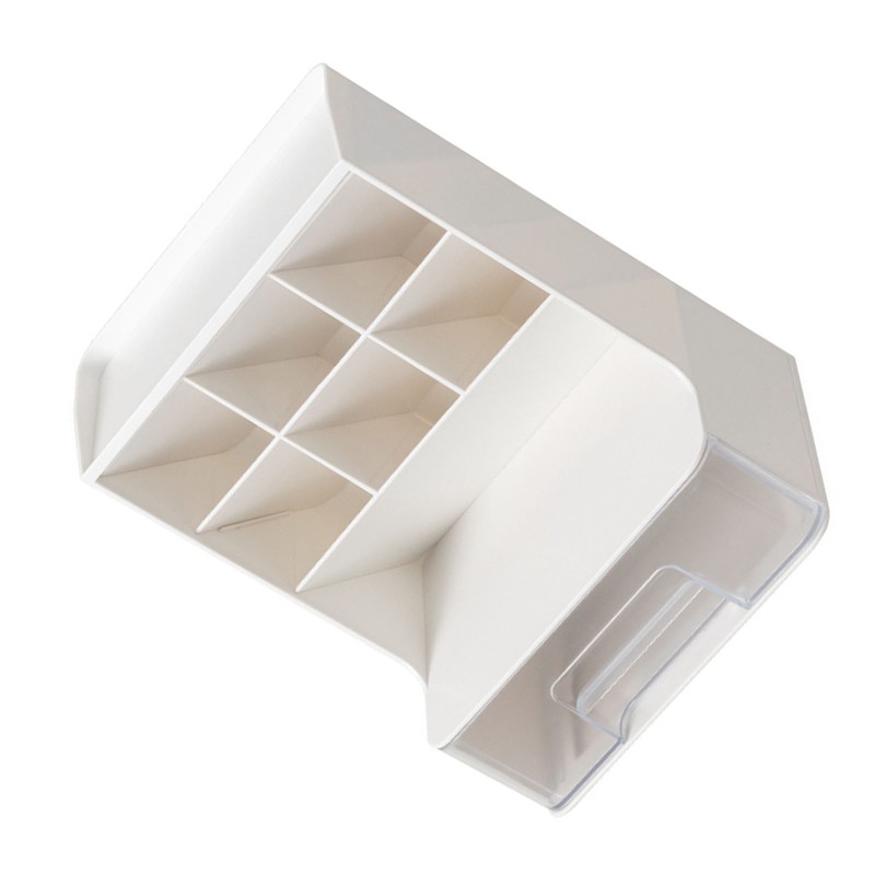 Desktop Storage Box Multi Compartments Pencil Sundry Holder with Drawer