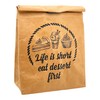 MIK funshopping Lunch Bag Brown Lunch Bag Insulated Cold or