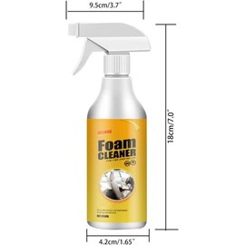 Green Cosmos. Ultimate Foam Cleaning Solutions: Mastering Shine with All-Purpose, Heavy-Duty, and No-Rinse Excellence - Multi-Purpose and Car Care Foam Cleaners (1, 250ml)