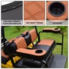 NOKINS Golf Cart Diamond Flip Armrest with Cup Holder, No