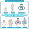 Sippy Straw Nipple for Dr. Brown's Wide-Neck Baby Bottles &