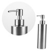 BIUDECO 2 Pcs 250ml Stainless Soap Dispenser Pump Bathroom Soap