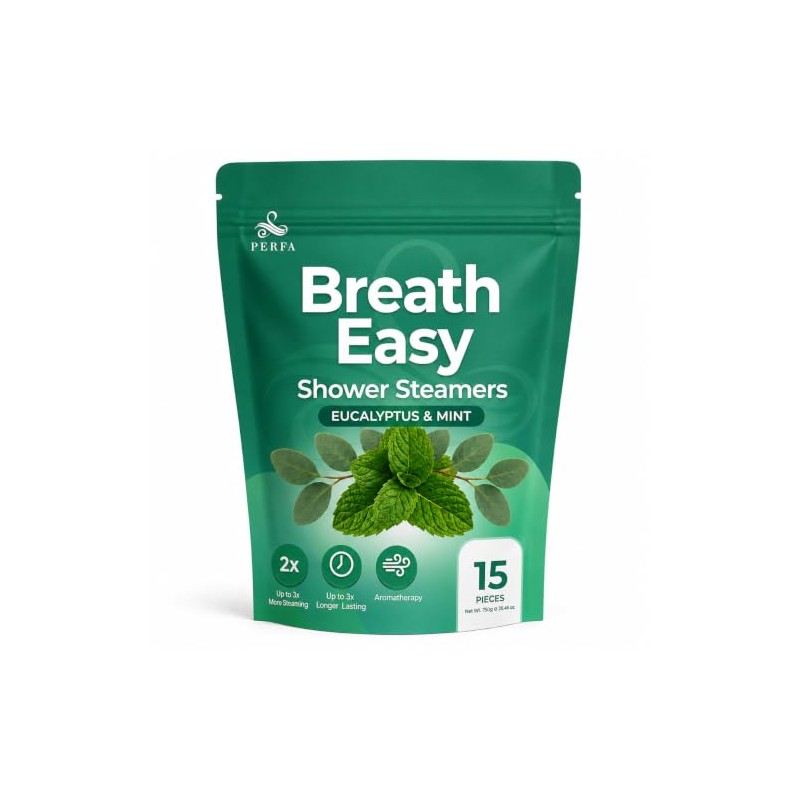 Shower Steamers Aromatherapy - Eucalyptus & Mint - 15 Pack