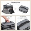EVERFUN Insulated Lunch Bag Soft Lunch Box for Men Dual