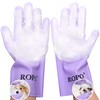 ROPO silicone gloves for pet grooming, multi-functional gloves for pet