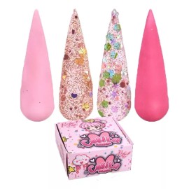 Rebel Pink Cosita De Rebel Pink Coleccion De 4 Acrilicos
