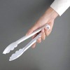 Kristallon White Tongs 9In Kitchen Buffet Cooking Food Serving Utensil
